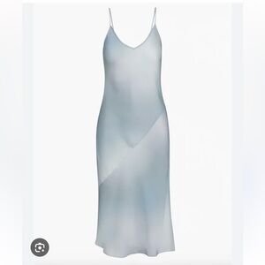 Babaton Light Gray / Blue / Silver Kinji Slip Dress